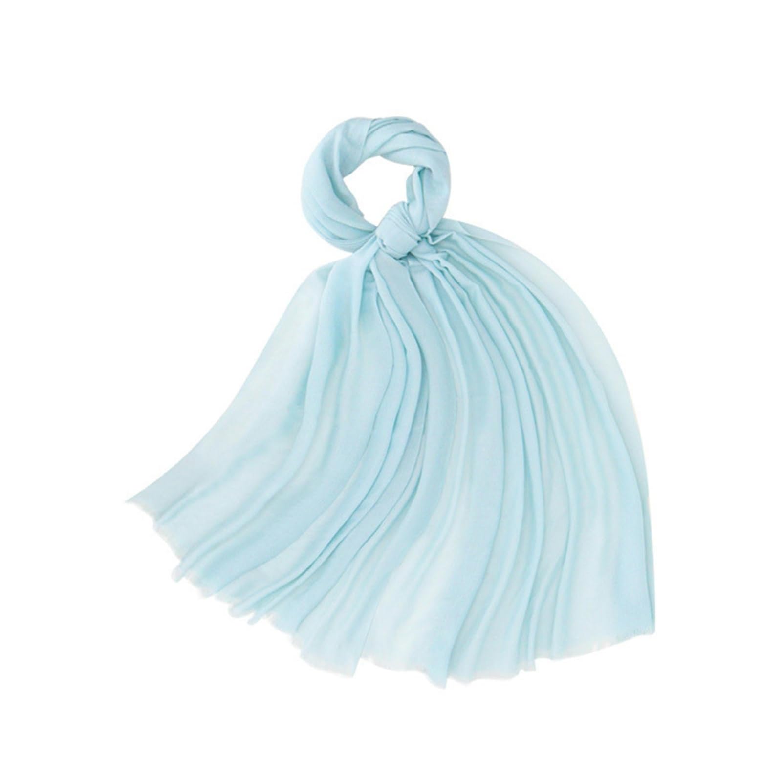 Sciarpa Donna in Imitazione Lana Autunno e Inverno, Sciarpa Quadrata in Filato Ultra Sottile Solubile in Acqua, Scialle da Donna Semplice-Rosso 190 * 70cm; 110g