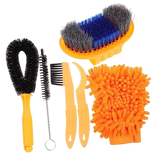 Mipcase Bike Chain Clean Brush Tool Kit Chain Cleaning Set Bike Washer for Bicycle Cleaning Chain