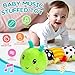 Baby Spielzeug 0 3 6 Monate Musical Raupe Kuscheltier mit Greifling Rassel Baby Spiegel Spielzeug, Baby Stofftier Sensorik Spielzeug, Neugeborenes Junge Mädchen Kinder Weihnachten Geschenk