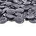 Swpeet 650 Pieces Assorted Sizes Resin Buttons 2 and 4 Holes Round Craft Buttons for Sewing DIY Crafts Manual Button Painting (Black)