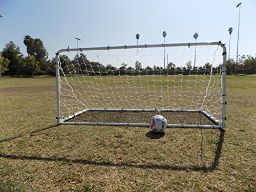 Pass 7X4 Ft. 2-in-1 Collapsible Soccer Goal and Rebounder. Portable Practice & Training