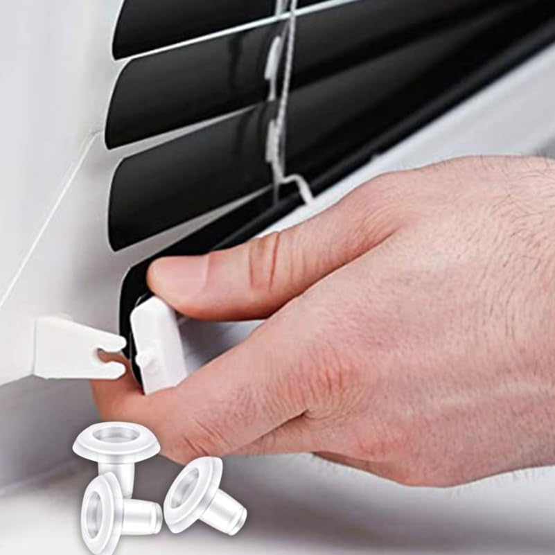 Housoutil 40pcs Horizontal Blinds Bottom Rail Ladder Cord Button Plug