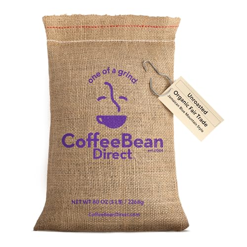 Coffee Bean Direct Unroasted Organic Fair Trade Jamaican Blue Mountain