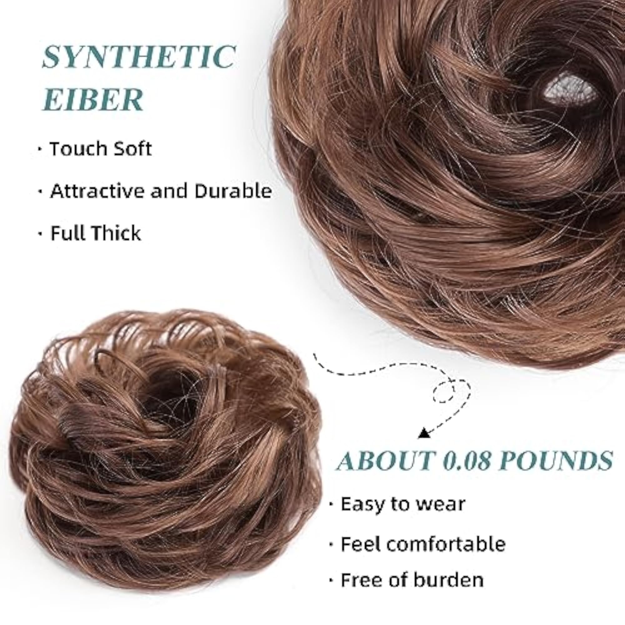Wavy Curly Synthetic Hair Ponytail Extension for Women