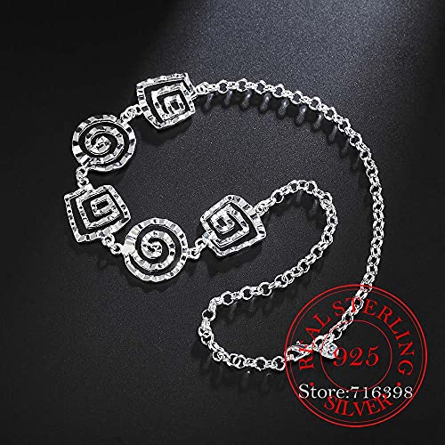 Collier pendentif chaîne à vis argent 925 cadeau idéal pour elle - 3