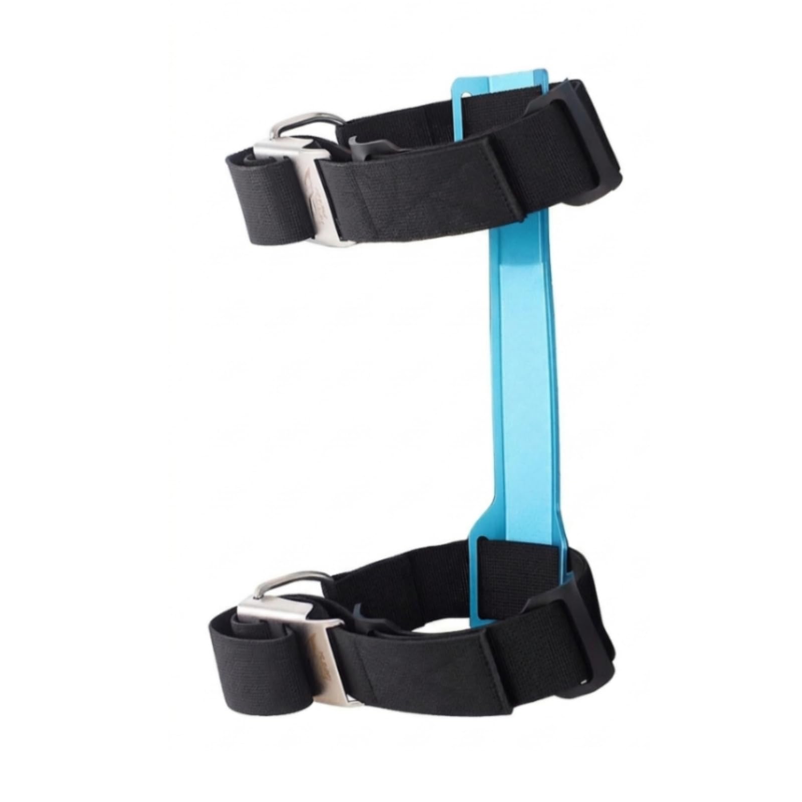Adaptateur Mono-Bouteille Réglable Adaptateur Bouteille avec Sangles Résistant à la Plaque Dorsale pour Voyageurs, Déplacement, Bleu