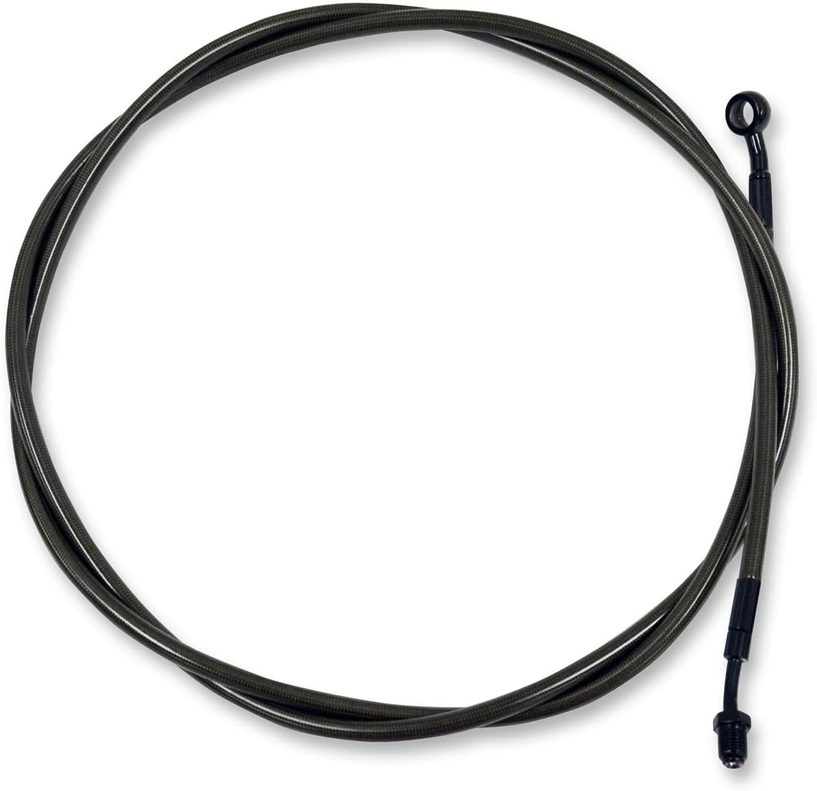 LA Choppers LA-8210C13M Midnight Braided Clutch Cable - 12-14in. Ape Hangers