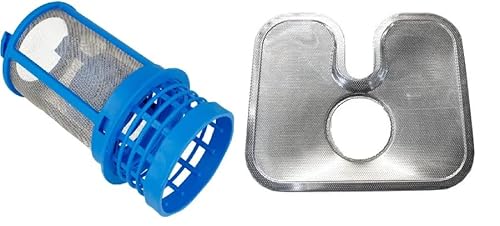 FIGEVIDA Filtro Microfiltro Piastra Filtro Alluminio Inox Lavastoviglie Compatibile per Candy 41046149 91800738