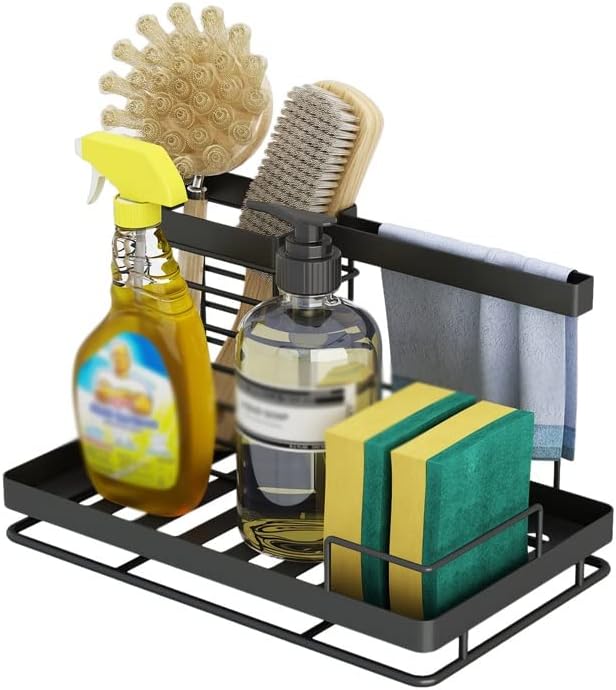 Detachable Sink Faucet Drain Rack Sponge Rack Kitchen Utensils Dish Cloth Rag Rack