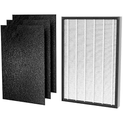 HEAPETS MPHELW-P339 Air Purifier Replacement Filters P339 Air Purifier, 3 Pre-Filters and 1 Composite Filter, Genuine Version