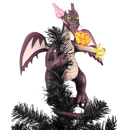 Purple Fire-Breathing Dragon Topper