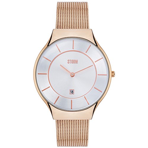 Montre femme STORM acier rose accessoire idéal du bureau aux soirées chic