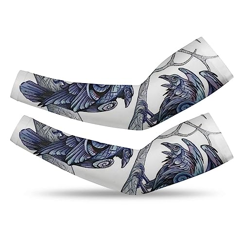 Manches anti-uv valknut refroidissement musculaire actif et protection solaire par impression 3D