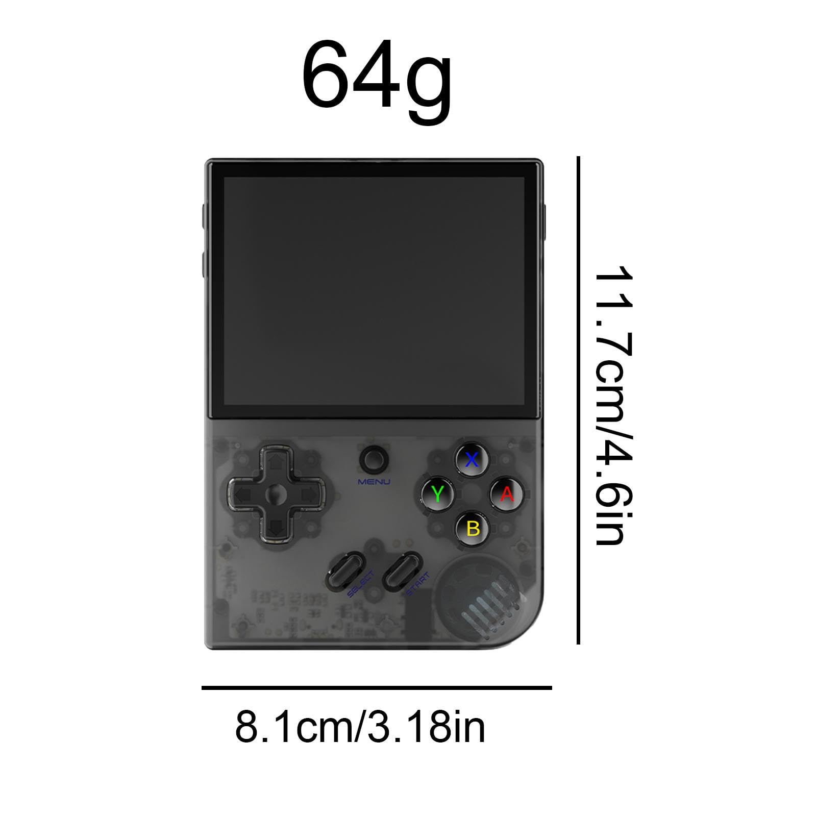 RG35XX Plus Przeno? konsola do gier, ekran 8.9 cm, IPS, retro, przeno?ny | kieszonkowy odtwarzacz wideo, Wi-Fi, du?a bateria, otwarta konsola do gier dla dzieci, doros?ych, m? ?czyzn, kobiet