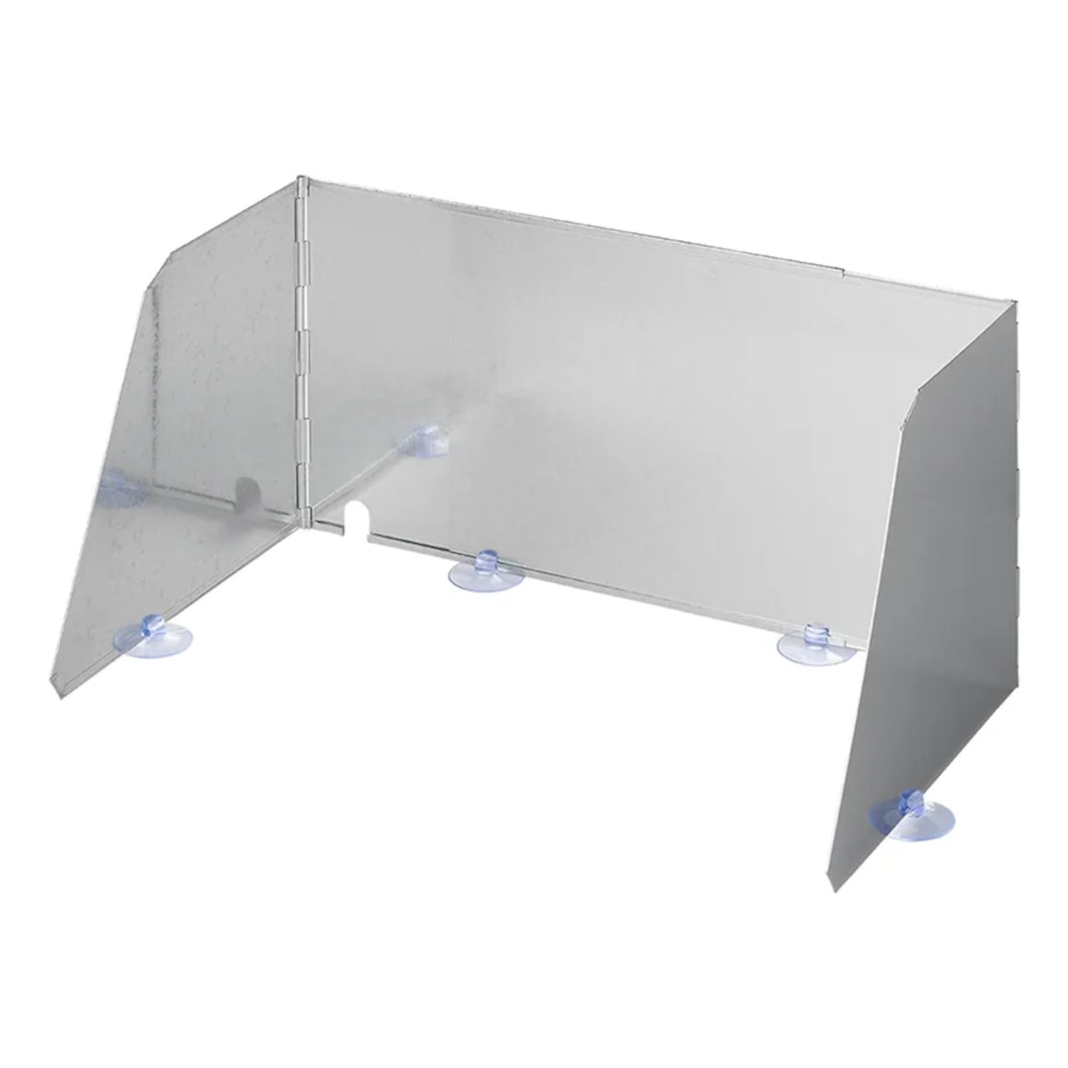 ProPlus Pare-vent de cuisine 38/73 x 27 x 24 cm – Pour réchaud camping et barbecue – Sac de transport inclus – Argent