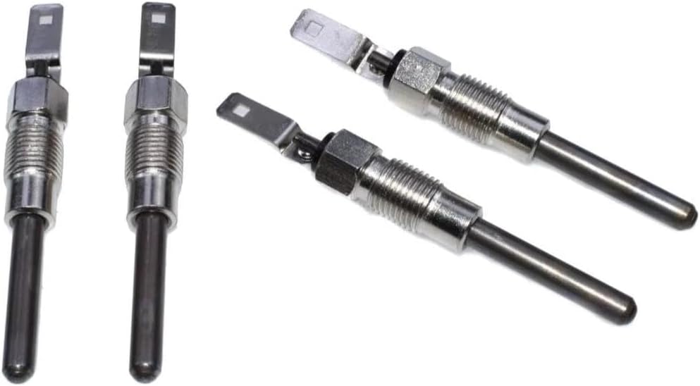 Car Diesel Glow Plug Set 0250202126 60G177 DRX00050 for Chevrolet for Tahoe for Suburban for C1500 C3500 1993 1994 1995 1996 Diesel Heater Glow Plug(4pcs)