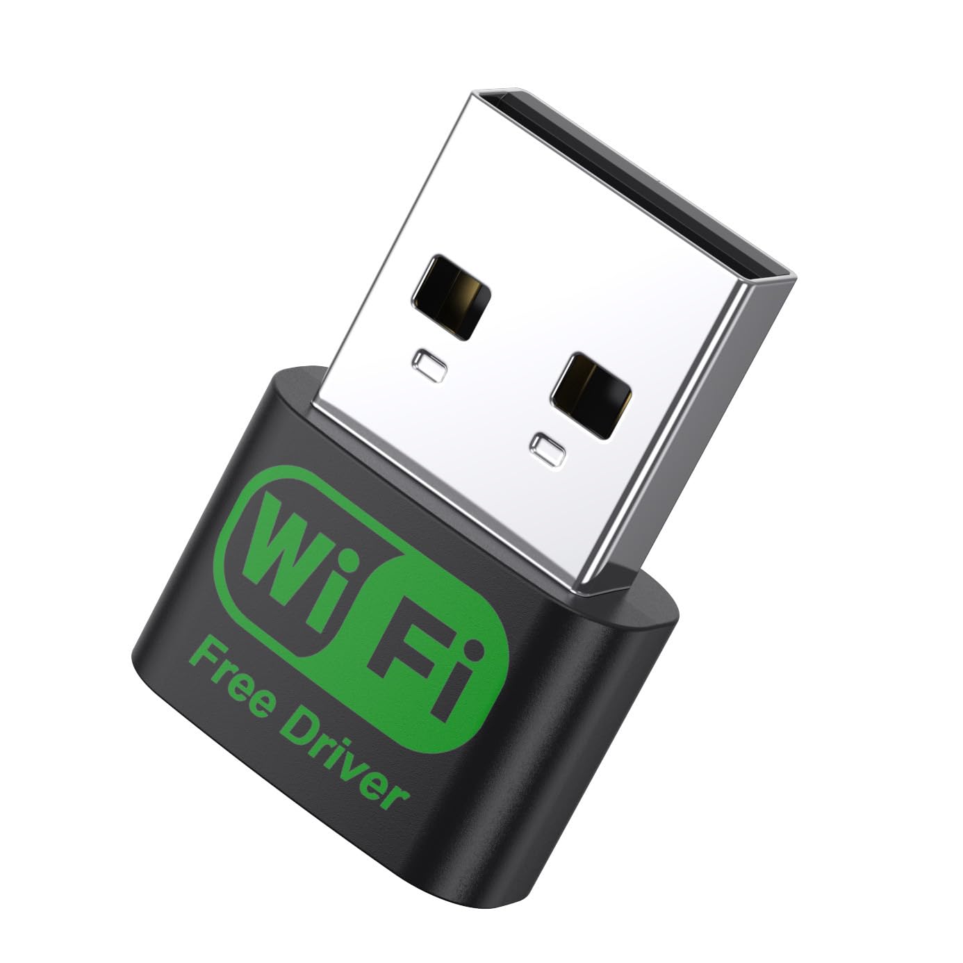 USB WiFi Adapter, Plug-n-Play, Built -in high -gain Antenna, USB Adapter Suitable for PC Desktop Laptop Windows11/10/8/7.
