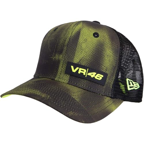 Casquette New Era VR46 Halftone 9Fifty Trucker ajustable visière plate