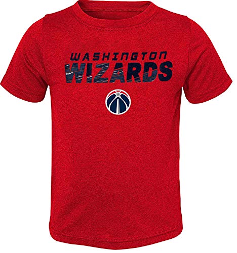 Outerstuff NBA Toddler Toddler 1st Quality Team Logo Short Sleeve T-Shirt (Washington Wizards Red, 3T)