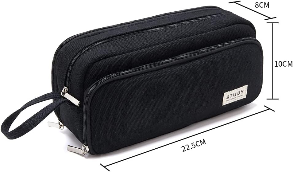 Vizualizare detaliată a etuiului pentru creioane