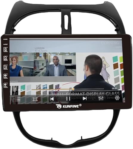 Miniatura 54 de Kunfine Coche CarPlay Android Navegación Automática Estéreo GPS Radio Cámara Pantalla 9 "IPS Pantalla Táctil Headunit Tablet Pad Media Player Para