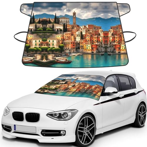 Couverture pour glace et neige motif Italie bâche pare-brise
