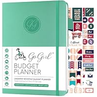 GoGirl Planner Pro - Planificateur Hebdomadaire Horizontal Non Daté Avec Budget Et Objectifs
