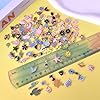 Lot de 100 Breloques Creation Bijoux, Breloques Emaillées Lot, Pendentif Charms, Diy Bijoux Breloque, Mixtes Pendentifs Assortis, Pour Colliers, Fournitures Artisanales (A) #1