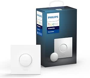 Philips Hue Smart Button Wireless Smart Light Control Accessory for Living Rooms Bedrooms Old-Generation