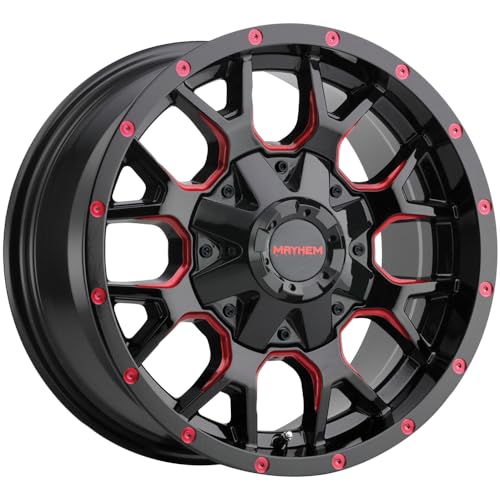 Mayhem Warrior 20x9 Black Red