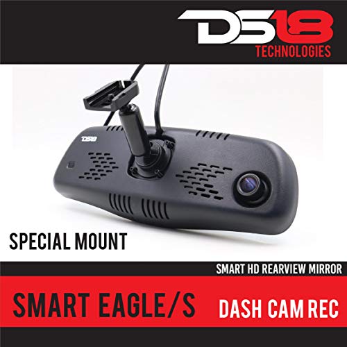 Ds18 Smarteagle/S Rearview Mirror - 5" Hd Lcd Touch Screen, Built-In 1080P Forward Camera, Android 4.4 Operating System, Built-In Mic And Speaker, Back-Up Camera Included #TOP3