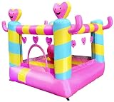 Castillo Hinchable Castillos hinchables para niños, trampolín pequeño Inflable de Verano para Interiores y Exteriores, tobogán de Agua Inflable Grande,...