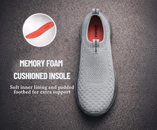 Image of Kraasa Trial Running Shoes with Lightweight Memory Insole | Breathable, Anti-Skid Knit Sneaker, Walking & Gym Shoes