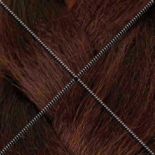 Doctored Locks Synthetic KK Ultra Jumbo Braid Artist Fiber for Braids, Twists and Dreadlock Hair Extensions - Chocolate Cherry
