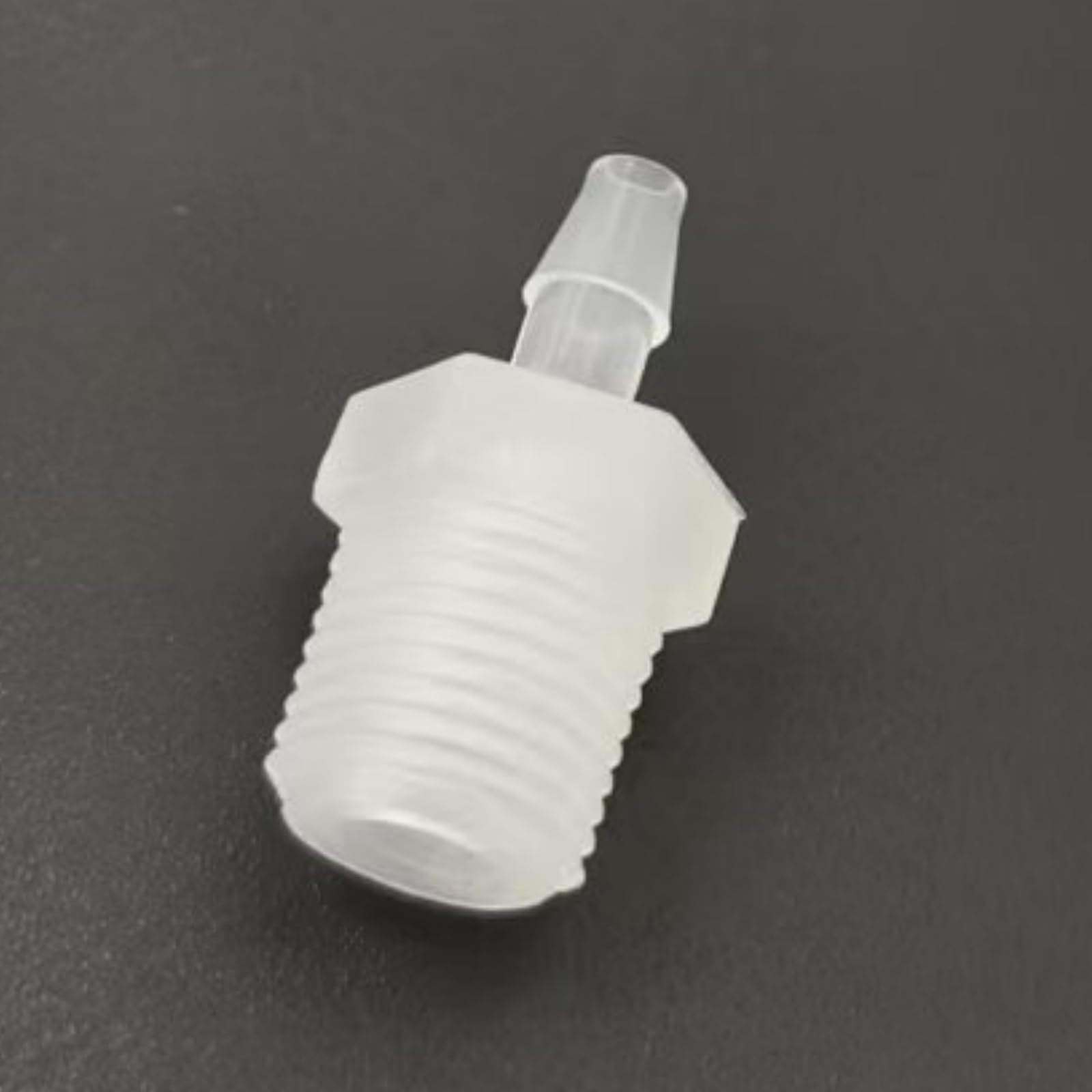 100 Uds. Accesorios de lengüeta for manguera plástico reutilizables 1/8NPT conectores roscados macho hembra for maquinaria alimentos laboratorio(1/8inch 1/8npt)