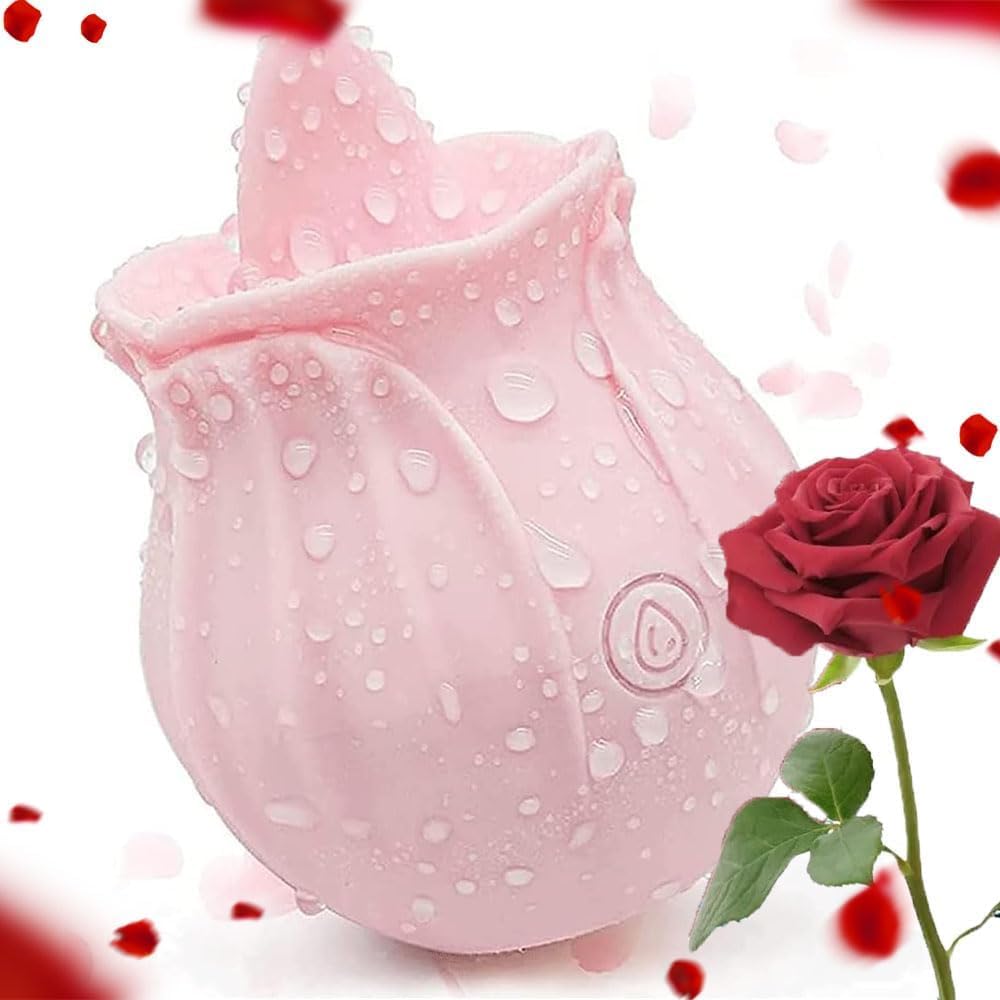 Roses Toy 2025 Newly Clitioral Sucker Powerful Womens Viboators Quiet Rose Viboatorr Waterproof Flower Vibration The Rose Adult Toy for Women 10 Speeds Couple Games Adult Bedroom P9K8 (pink25)