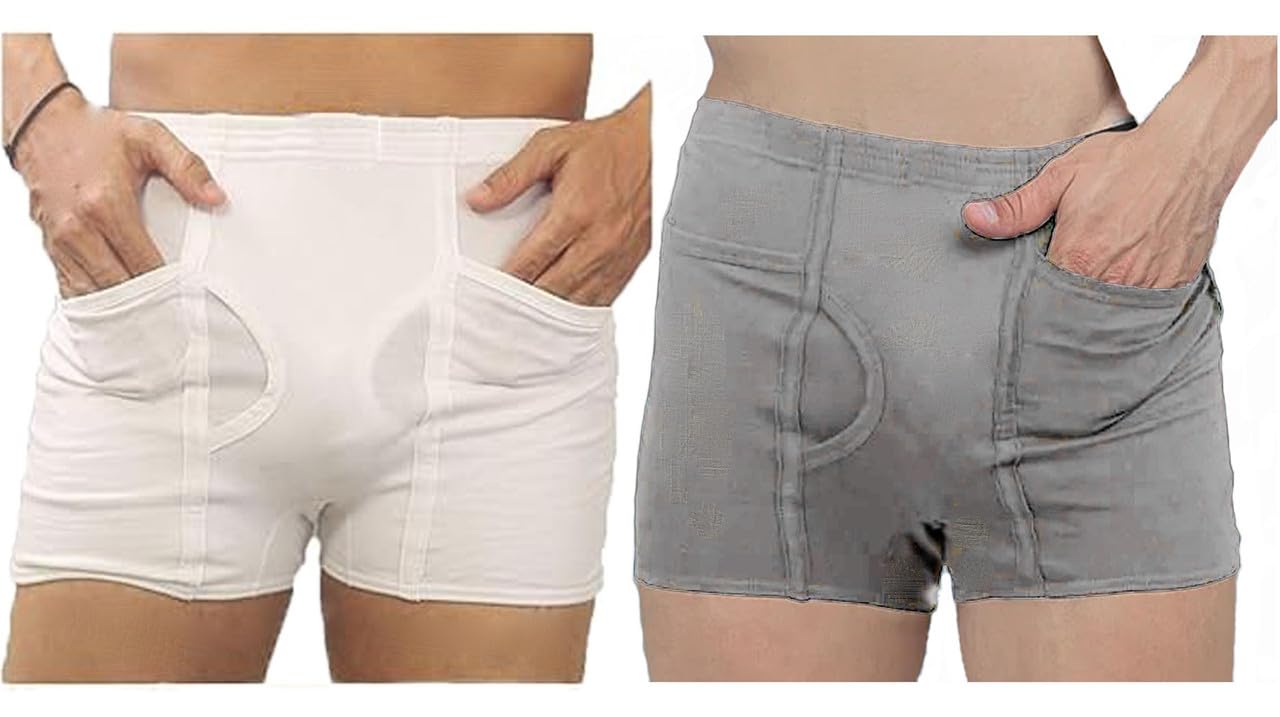 Regular Fit Cotton Trunk for Men with Double Layered Contoured Pouch & Both Side Pockets Combo Pack of 2-image-40
