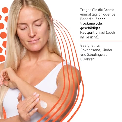 Locobase Repair Creme - 72h Feuchtigkeitscreme für sehr trockene & rissige Haut - Körper & Gesichtspflege - regeneriert die Hautbarriere - parfümfrei - dermatologisch getestet - 30g