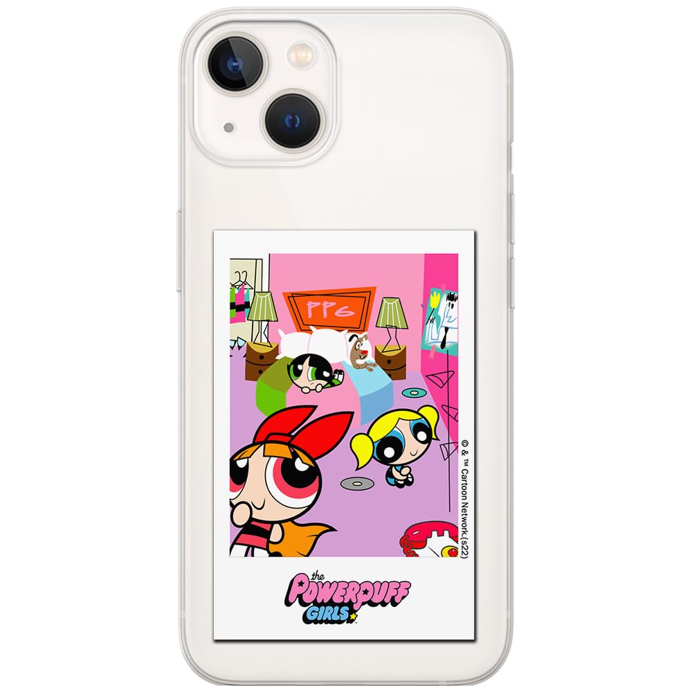 ERT GROUP mobile phone case for Iphone 13 original and officially Licensed The Powerpuff Girls pattern 021 optimally adapted to the shape of the mobile phone, partially transparent