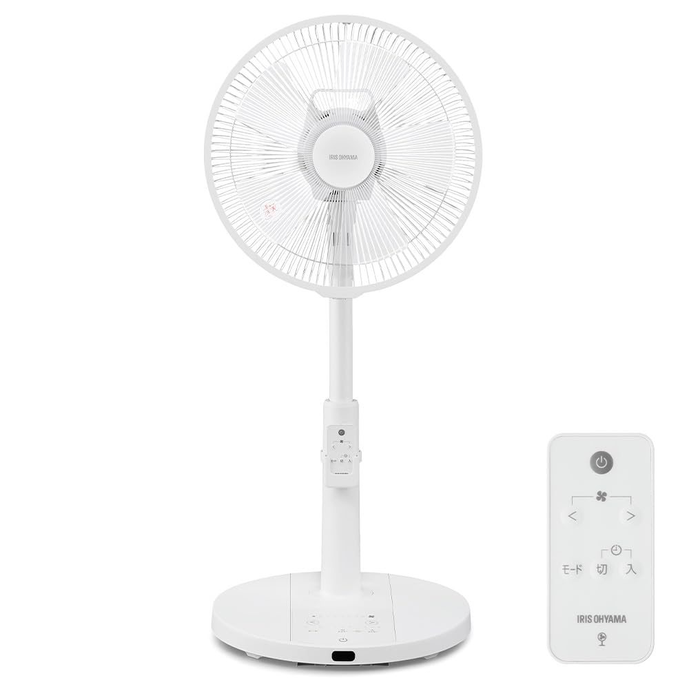 【節電対策】 アイリスオーヤマ 扇風機 静音 DCモーター 風量7段階 5枚羽根…