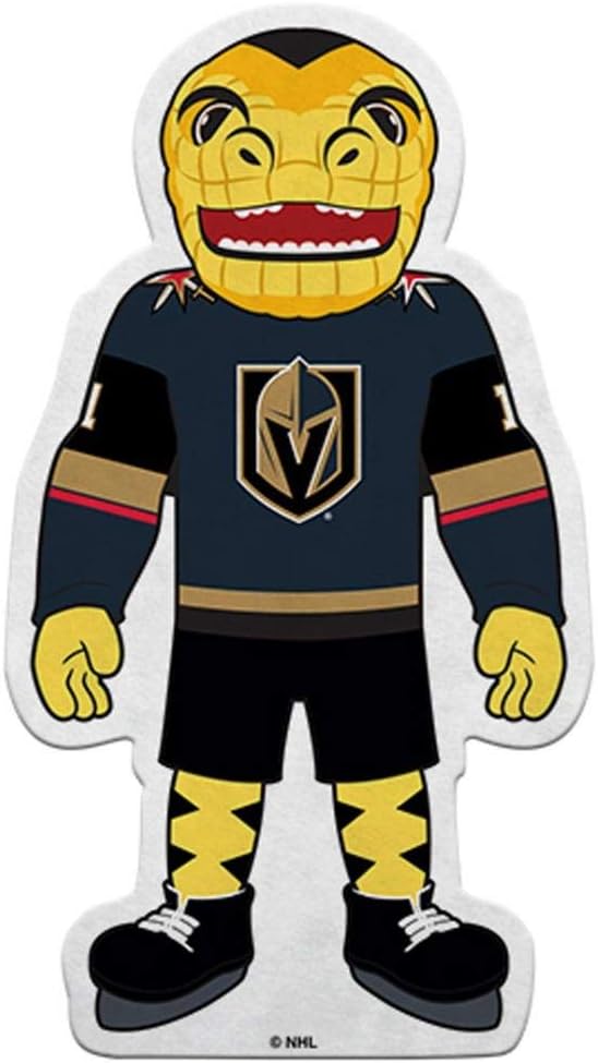 Rico Industries NHL Vegas Golden Knights Shape Cut Mascot Pennant