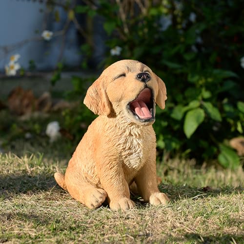 Estatua Yawning Golden Retriever Exclusiva miniatura 1