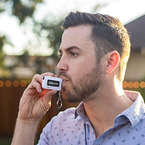 Bactrack C6 Keychain Breathalyzer (2 Pack) | Professional-Grade Accuracy | Optional Smartphone Connectivity | Compatible W/Apple Iphone & Android Devices | Apple Healthkit Integration #TOP7