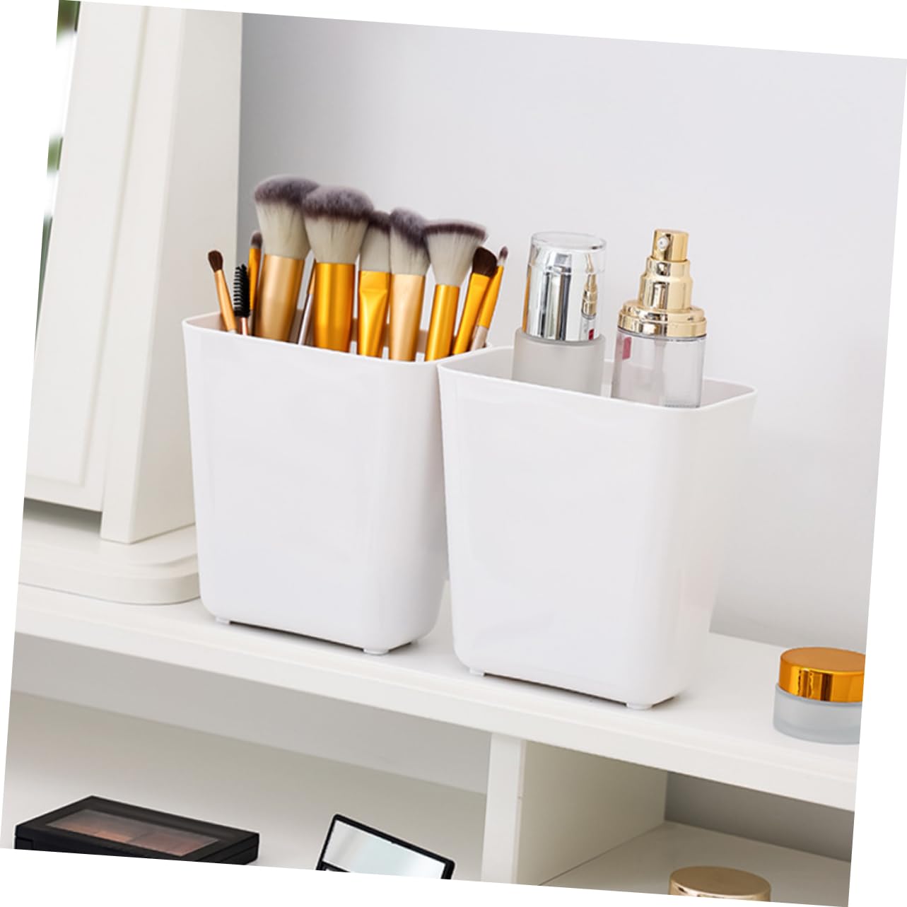 IMIKEYA Soporte Remoto de Pared Blanco Pp 4 Piezas para Hogar