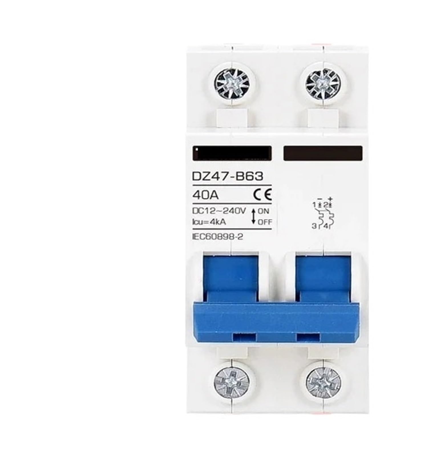 Disjoncteur DZ47 DC protège vos appareils contre les courts-circuits 12V