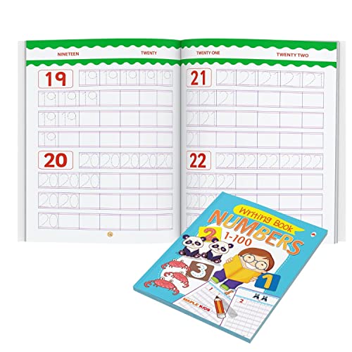 Numbers Writing Book 1-100 for Kids (2-5 Years) Tracing Practice - Image 8