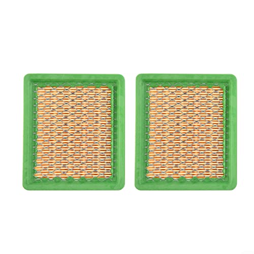 Lot de 2 filtres à air de rechange pour tondeuse à gazon FX-RM 4639 5196 ES/PRO 1855 FX-RM 5.5 5.0 (115 x 100 x 23 mm)