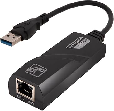 USB to Ethernet Adapter 1000Mbps Plug and Play Gigabit Network Card