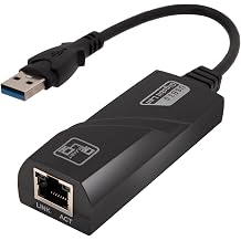 USB to Ethernet Adapter 1000Mbps Plug and Play Gigabit Network Card