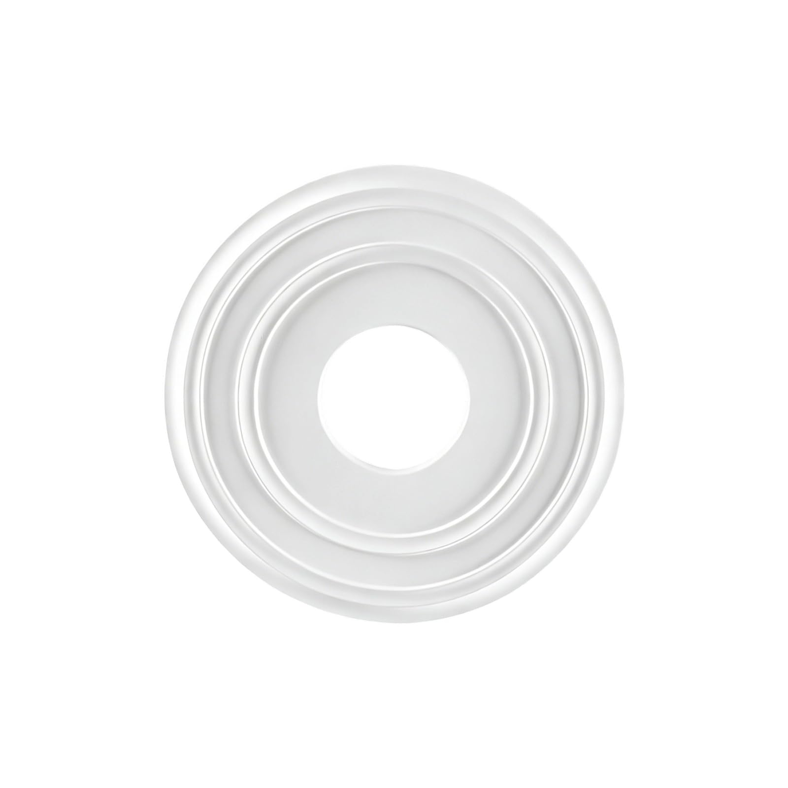 Hsioluted PU Ceiling Medallions Decorative Ceiling Fan Light Fixtures Covers Plate Replacement Round Medallions Enduring Renovation